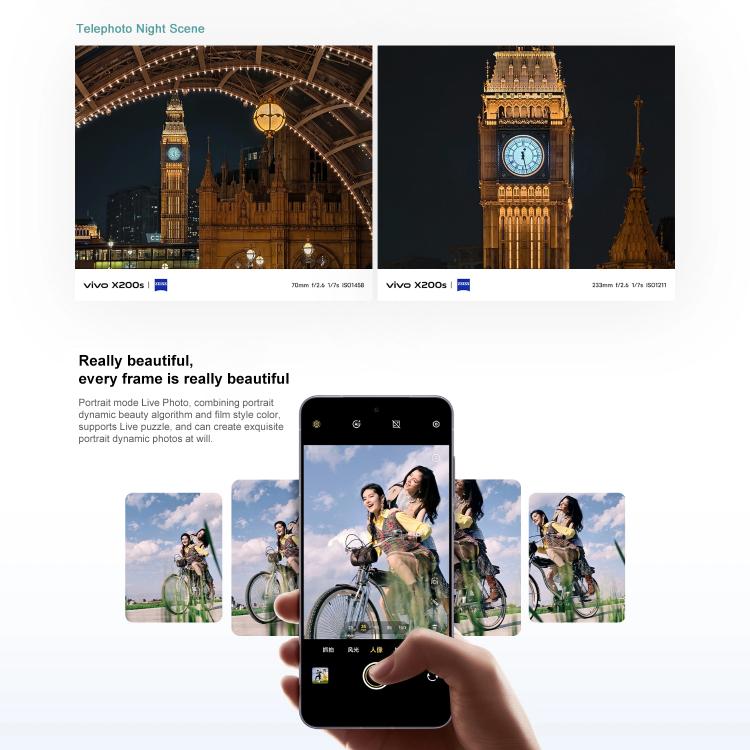 vivo X200s, 16GB+512GB, Face ID / 3D Ultrasonic Fingerprint, 6.67 inch OriginOS 5 / Android 15 Dimensity 9400+ Octa Core, OTG, NFC, Network: 5G, Support Google Play, 16GB+512GB vivo X200s, 16GB+512GB, Face ID / 3D Ultrasonic Fingerprint, 6.67 inch OriginOS 5 / Android 15 Dimensity 9400+ Octa Core, OTG, NFC, Network: 5G, Support Google Play, 16GB+512GB